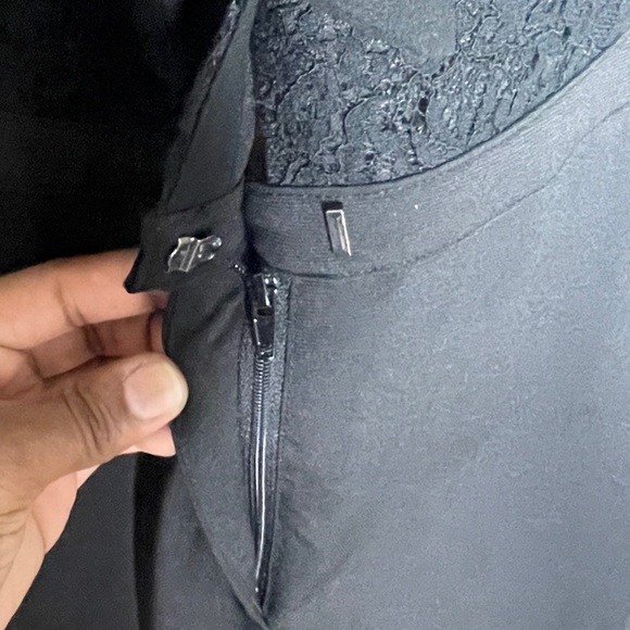 Adelyn Rae - Devon Lace & Woven Wide Legged Jumpsuit - Picture 15 of 16